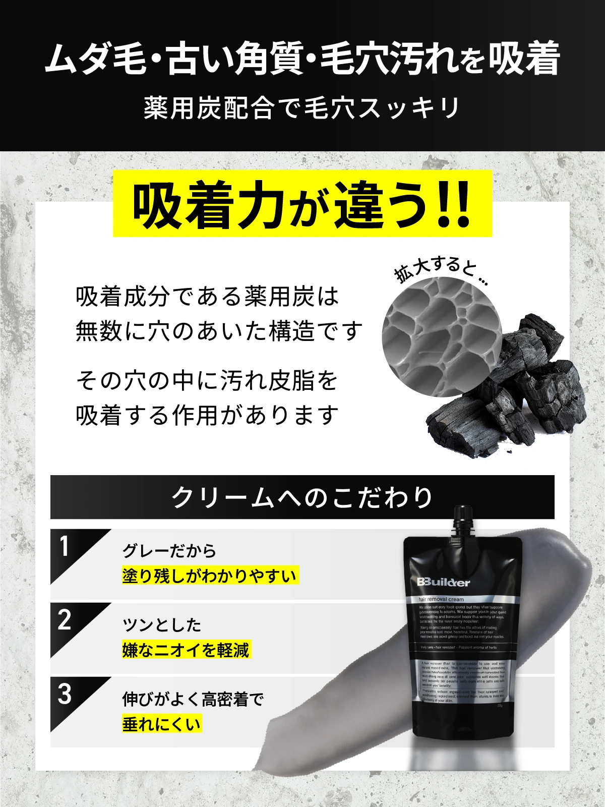 リムーバークリーム | BBuilder（ビービルダー） からだをきれいに美しく。理想の肉体美を求めて。